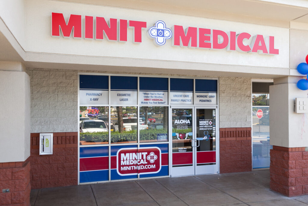 Minit Medical Urgent Care on Maui has a COVID safety plan