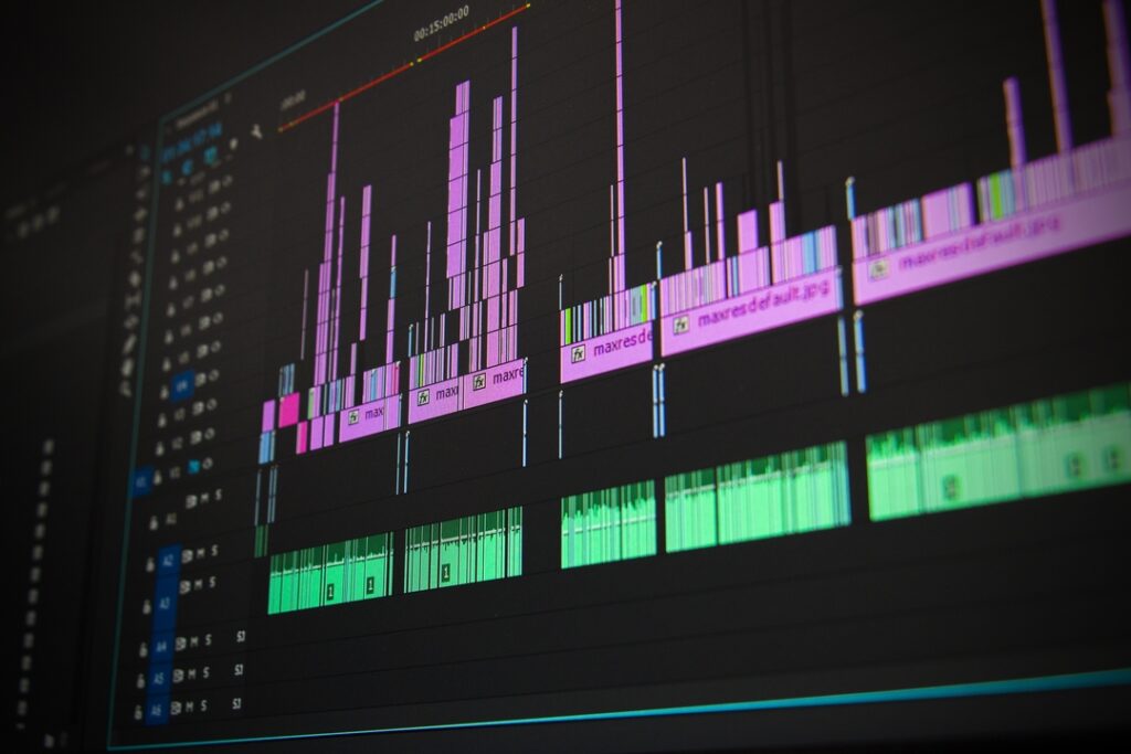 video editing timeline